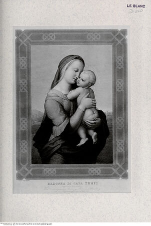 Vorderseite von Landesbildstelle Rheinland [http://creativecommons.org/publicdomain/mark/1.0/] Madonna mit Kind ("Madonna Tempi") - , bh318024. Foto.
