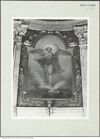 Vorderseite von ICCD [https://www.deutsche-digitale-bibliothek.de/content/lizenzen/rv-ez/] Erzengel Michael - , bh318377_recto. Foto.