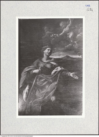 Vorderseite von Getty Research Institute [https://www.deutsche-digitale-bibliothek.de/content/lizenzen/rv-ez/] Die heilige Irene von Portugal - Gesamtansicht, bh319691_recto. Foto.