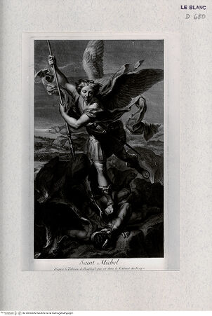 Vorderseite von Landesbildstelle Rheinland [http://creativecommons.org/publicdomain/mark/1.0/] Der heilige Michael - , bh319890. Foto.