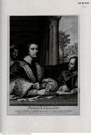 Vorderseite von Landesbildstelle Rheinland [http://creativecommons.org/publicdomain/mark/1.0/] Porträt von Carondelet - , bh319892. Foto.