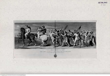 Vorderseite von Landesbildstelle Rheinland [http://creativecommons.org/publicdomain/mark/1.0/] Kreuztragung - , bh319895. Foto.