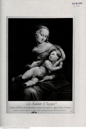 Vorderseite von Landesbildstelle Rheinland [http://creativecommons.org/publicdomain/mark/1.0/] Madonna mit dem Kind - , bh319900. Foto.