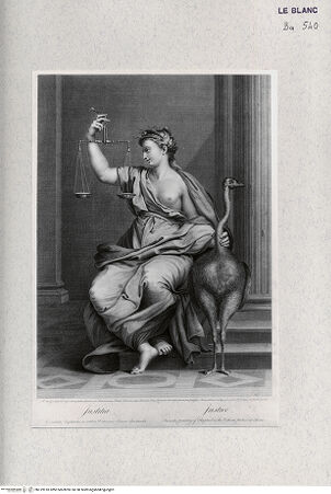 Vorderseite von Landesbildstelle Rheinland [http://creativecommons.org/publicdomain/mark/1.0/] Justitia - , bh319910. Foto.