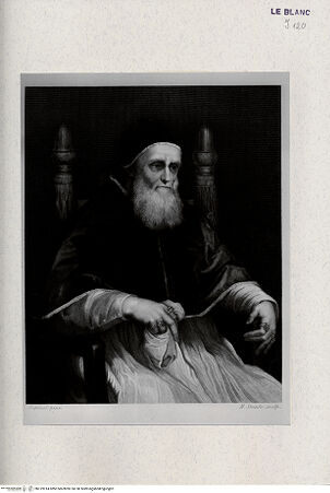 Vorderseite von Landesbildstelle Rheinland [http://creativecommons.org/publicdomain/mark/1.0/] Porträt des Papstes Julius II. (Rovere) - , bh319914. Foto.