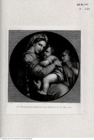 Vorderseite von Landesbildstelle Rheinland [http://creativecommons.org/publicdomain/mark/1.0/] Madonna della Sedia - , bh319916. Foto.