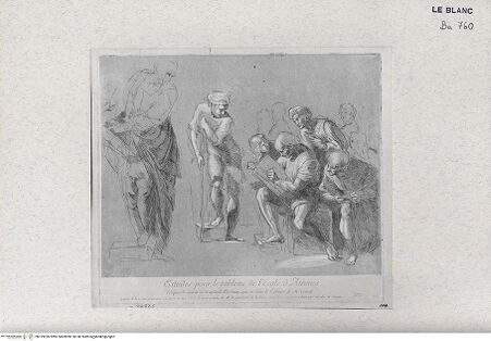 Vorderseite von Landesbildstelle Rheinland [http://creativecommons.org/publicdomain/mark/1.0/] Studien zu Raffaels Schule von Athen - , bh319926. Foto.