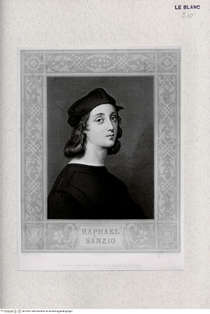 Vorderseite von Landesbildstelle Rheinland [http://creativecommons.org/publicdomain/mark/1.0/] Selbstbildnis Raffaels - , bh319951. Foto.