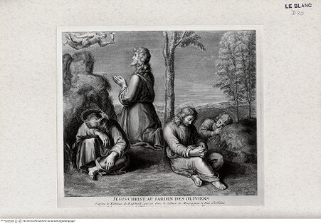 Vorderseite von Landesbildstelle Rheinland [http://creativecommons.org/publicdomain/mark/1.0/] Christus am Ölberg - , bh319955. Foto.