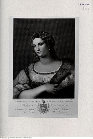 Vorderseite von Landesbildstelle Rheinland [http://creativecommons.org/publicdomain/mark/1.0/] La Fornarina - , bh319960. Foto.