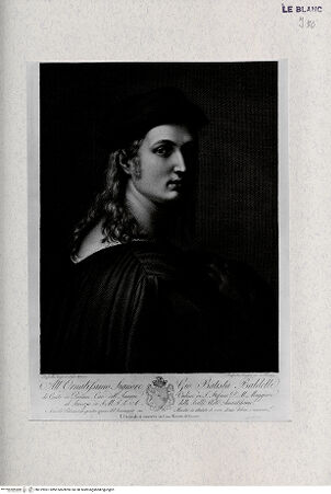 Vorderseite von Landesbildstelle Rheinland [http://creativecommons.org/publicdomain/mark/1.0/] Porträt des Bindo Altoviti - , bh319961. Foto.