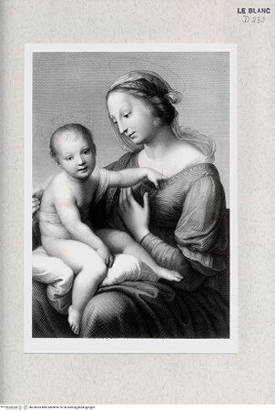 Vorderseite von Landesbildstelle Rheinland [http://creativecommons.org/publicdomain/mark/1.0/] Große Madonna Cowper (Niccolini) - , bh320052. Foto.