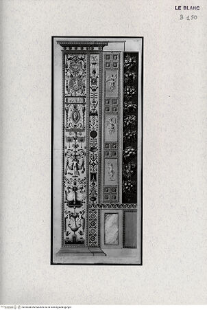 Vorderseite von Landesbildstelle Rheinland [http://creativecommons.org/publicdomain/mark/1.0/] Loggie di Raffaele nel Vaticano (Arabesken)Bl. XII der Arabesken des Vatikans (14 Bl.) - Teil I aus 'Loggie di Rafaele nel Vaticano' - , bh320058. Foto.
