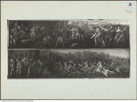 Vorderseite von National Gallery London [https://www.deutsche-digitale-bibliothek.de/content/lizenzen/rv-ez/] Die Mäßigkeit des Scipio - , bh320914_recto. Foto.