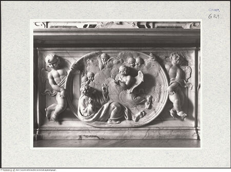 Vorderseite von ICCD [https://www.deutsche-digitale-bibliothek.de/content/lizenzen/rv-ez/] Seitenaltar - Antependium (Verkündigung), bh321124_recto. Foto.