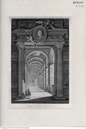 Vorderseite von Landesbildstelle Rheinland [http://creativecommons.org/publicdomain/mark/1.0/] Loggie di Raffaele nel Vaticano (Arabesken)Titelblatt der ersten Abteilung - , bh321570. Foto.