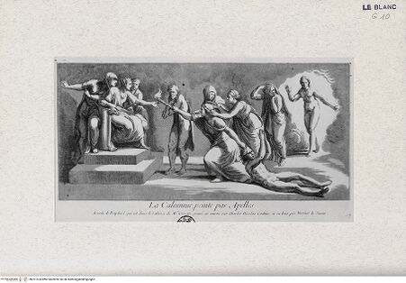 Vorderseite von Landesbildstelle Rheinland [http://creativecommons.org/publicdomain/mark/1.0/] Die Verleumdung des Apelles - , bh321574. Foto.