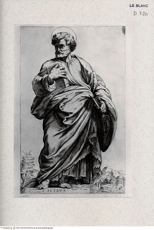 Vorderseite von Landesbildstelle Rheinland [http://creativecommons.org/publicdomain/mark/1.0/] Der heilige Petrus - , bh321593. Foto.