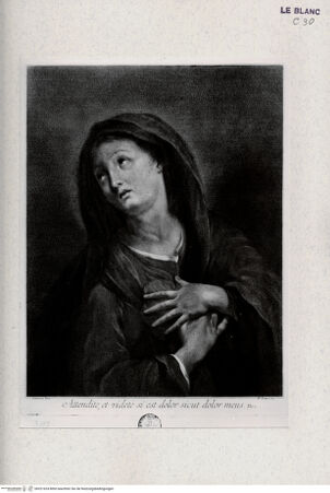 Vorderseite von Landesbildstelle Rheinland [http://creativecommons.org/publicdomain/mark/1.0/] Mater Dolorosa - , bh321624. Foto.