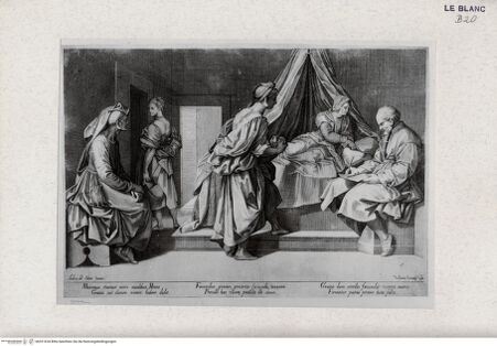 Vorderseite von Landesbildstelle Rheinland [http://creativecommons.org/publicdomain/mark/1.0/] Leben und Tod Johannes des Täufers, nach den Fresken im Chiostro dello Scalzo, FlorenzGeburt Johannes des Täufers - Blatt 3 - , bh321634. Foto.