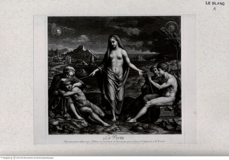 Vorderseite von Landesbildstelle Rheinland [http://creativecommons.org/publicdomain/mark/1.0/] Tugendallegorie - , bh321652. Foto.