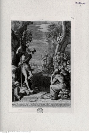 Vorderseite von Landesbildstelle Rheinland [http://creativecommons.org/publicdomain/mark/1.0/] Johannes der Täufer predigt dem Volk - , bh321654. Foto.