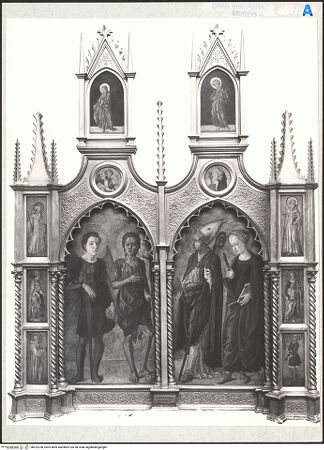 Vorderseite von National Gallery London [https://www.deutsche-digitale-bibliothek.de/content/lizenzen/rv-ez/] Teil des Pratovecchio-Altars - , bh322238_recto. Foto.