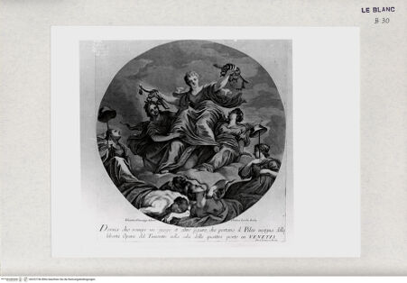 Vorderseite von Gabinetto Nazionale delle Stampe [http://creativecommons.org/publicdomain/mark/1.0/] Venedig als Beschützerin der Freiheiten (Serie von 4 Blättern) - , bh322756. Foto.