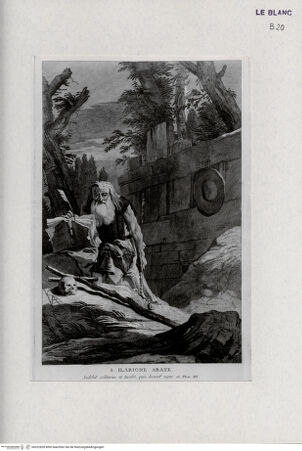 Vorderseite von Landesbildstelle Rheinland [http://creativecommons.org/publicdomain/mark/1.0/] Der Abt Ilarius (Bl. 17 aus der Folge 'Raccolta di 55 Storie Sacre') - , bh322828. Foto.