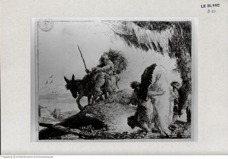 Vorderseite von Landesbildstelle Rheinland [http://creativecommons.org/publicdomain/mark/1.0/] Die Flucht nach ÄgyptenBlatt 26 - , bh322840. Foto.