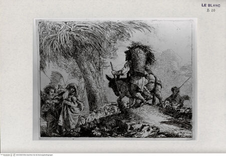 Vorderseite von Landesbildstelle Rheinland [http://creativecommons.org/publicdomain/mark/1.0/] Die Flucht nach ÄgyptenBlatt 24 - , bh322845. Foto.