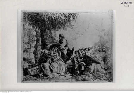 Vorderseite von Landesbildstelle Rheinland [http://creativecommons.org/publicdomain/mark/1.0/] Die Flucht nach ÄgyptenBlatt 13 - , bh322860. Foto.