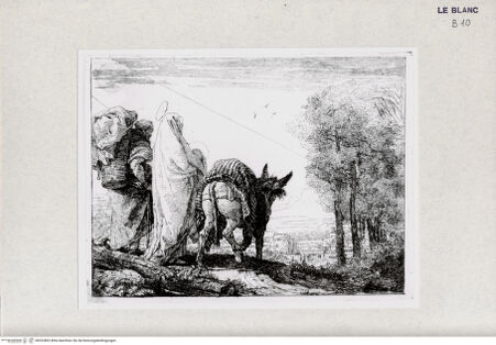 Vorderseite von Landesbildstelle Rheinland [http://creativecommons.org/publicdomain/mark/1.0/] Die Flucht nach ÄgyptenBlatt 10 - , bh322863. Foto.