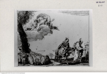 Vorderseite von Landesbildstelle Rheinland [http://creativecommons.org/publicdomain/mark/1.0/] Die Flucht nach ÄgyptenBlatt 8 - , bh322867. Foto.