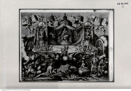 Vorderseite von Landesbildstelle Rheinland [http://creativecommons.org/publicdomain/mark/1.0/] Allegorie auf den Erzherzog Leopold von Österreich - , bh323413. Foto.