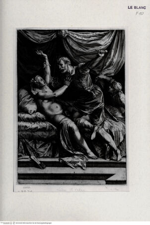 Vorderseite von Landesbildstelle Rheinland [http://creativecommons.org/publicdomain/mark/1.0/] Lucretia von Tarquinius bedroht - , bh323436. Foto.