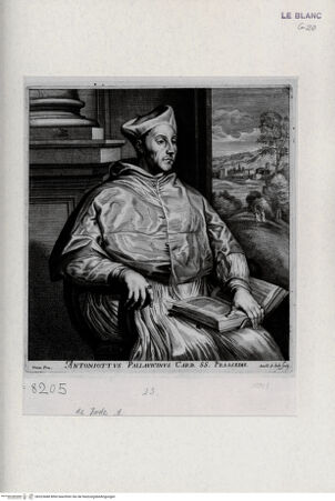Vorderseite von Landesbildstelle Rheinland [http://creativecommons.org/publicdomain/mark/1.0/] Porträt des Kardinals Antonio Pallavicini - , bh323448. Foto.