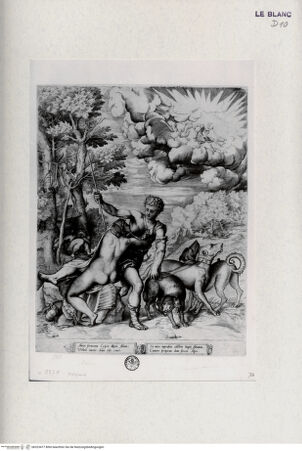 Vorderseite von Landesbildstelle Rheinland [http://creativecommons.org/publicdomain/mark/1.0/] Venus und Adonis - , bh323477. Foto.