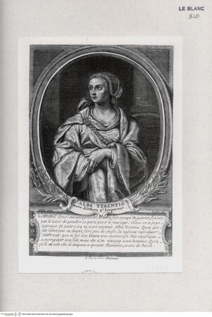 Vorderseite von Landesbildstelle Rheinland [http://creativecommons.org/publicdomain/mark/1.0/] Folge von 25 Blättern mit Bildnissen von Persönlichkeiten des antiken RomsAlba Terentia, Mutter des Otho (VIII.) - , bh323489. Foto.