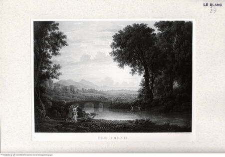 Vorderseite von Landesbildstelle Rheinland [http://creativecommons.org/publicdomain/mark/1.0/] Der Abend (aus einer Folge von 4 Blatt) - , bh324553. Foto.