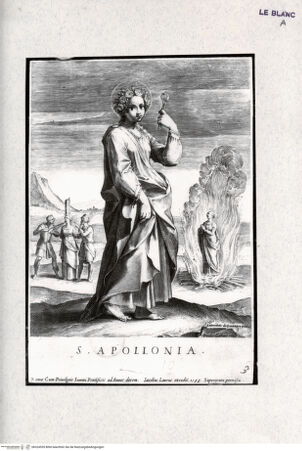 Vorderseite von Landesbildstelle Rheinland [http://creativecommons.org/publicdomain/mark/1.0/] Heilige Apollonia - , bh324555. Foto.