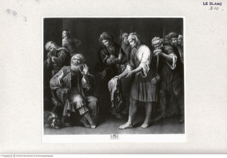 Vorderseite von Landesbildstelle Rheinland [http://creativecommons.org/publicdomain/mark/1.0/] Jakob beklagt den Tod Josephs (aus einer Folge) - , bh324573. Foto.