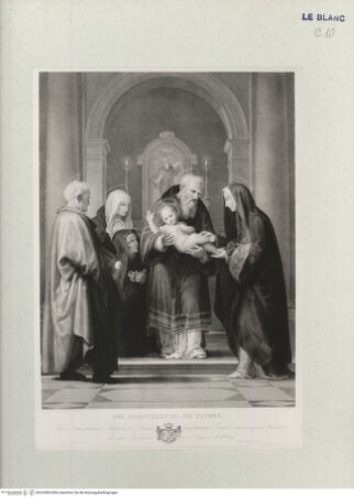 Vorderseite von Landesbildstelle Rheinland [http://creativecommons.org/publicdomain/mark/1.0/] Die Darstellung im Tempel - , bh324584. Foto.