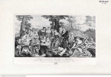 Vorderseite von Landesbildstelle Rheinland [http://creativecommons.org/publicdomain/mark/1.0/] Moses vor der Tochter des Pharaos - , bh324585. Foto.