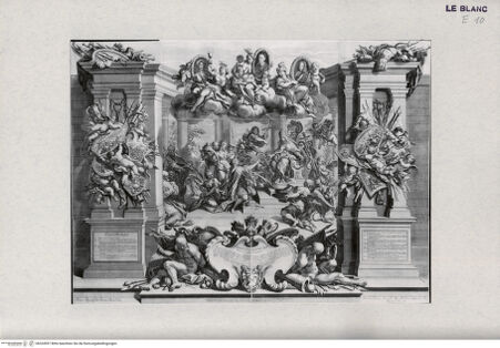 Vorderseite von Landesbildstelle Rheinland [http://creativecommons.org/publicdomain/mark/1.0/] These: Allegorie auf Innozenz XII. - , bh324597. Foto.