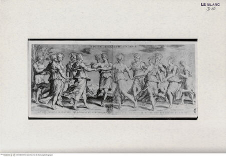 Vorderseite von Landesbildstelle Rheinland [http://creativecommons.org/publicdomain/mark/1.0/] Musenchor mit Apollo - , bh324600. Foto.