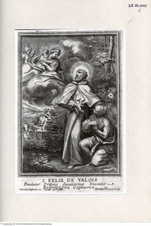 Vorderseite von Landesbildstelle Rheinland [http://creativecommons.org/publicdomain/mark/1.0/] Der Heilige Felix de Valois - , bh324614. Foto.