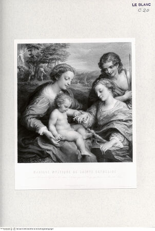 Vorderseite von Landesbildstelle Rheinland [http://creativecommons.org/publicdomain/mark/1.0/] Mystische Vermählung der Heiligen Katharina - , bh324615. Foto.