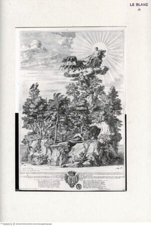 Vorderseite von Landesbildstelle Rheinland [http://creativecommons.org/publicdomain/mark/1.0/] Prospekt zu dem am 19. Februar 1662 zu Rom gefeierten Fest anlässlich der Geburt des spanischen Prinzen Carlos Phoebus - , bh324616. Foto.