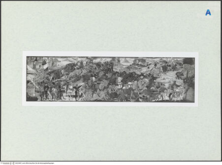 Vorderseite von John and Mable Ringling Museum of Art [https://www.deutsche-digitale-bibliothek.de/content/lizenzen/rv-ez/] Schlacht zwischen Römern und Galliern - , bh324847_recto. Foto.